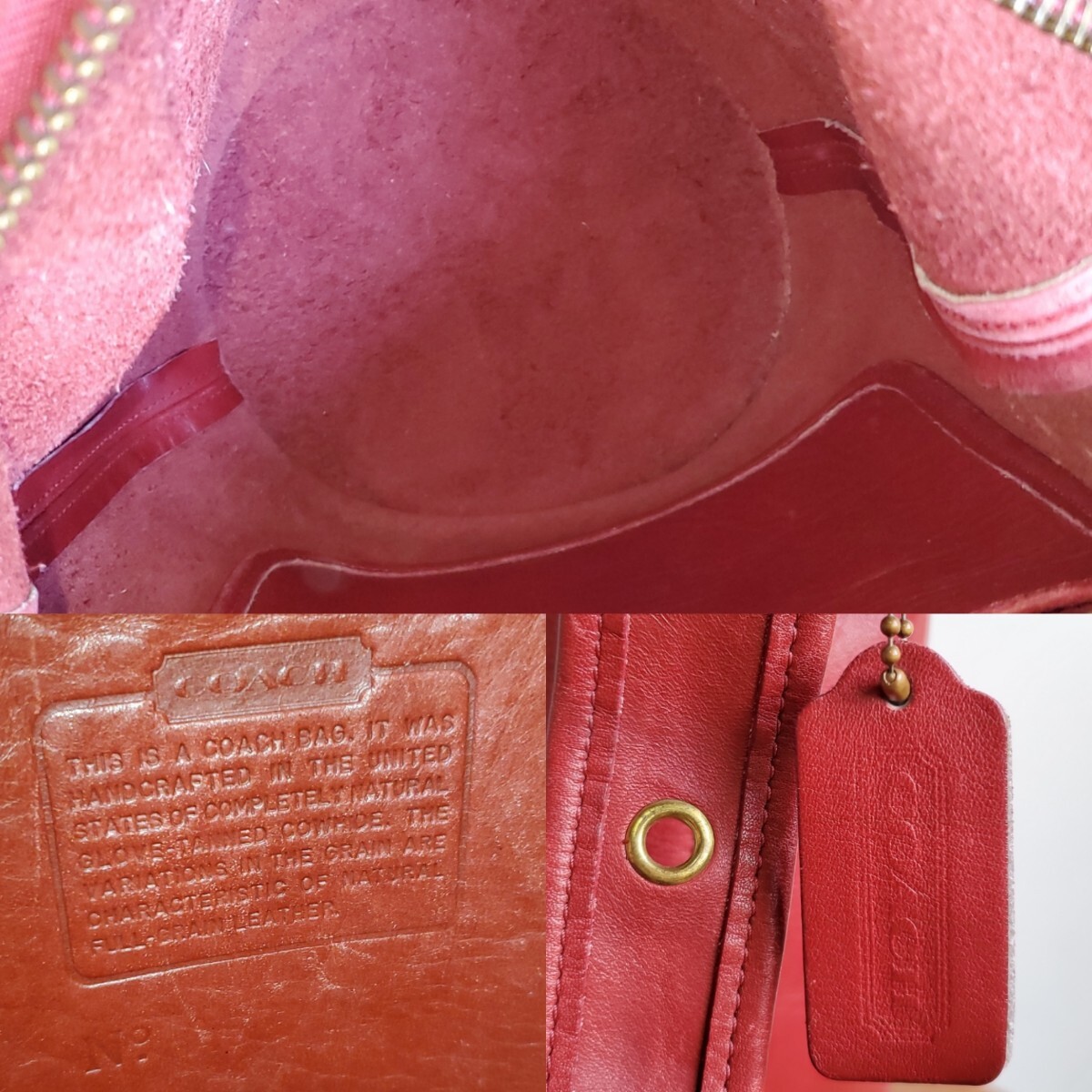 643 90s USA製 オールドコーチ OLD COACH バケツ型 中サイズ