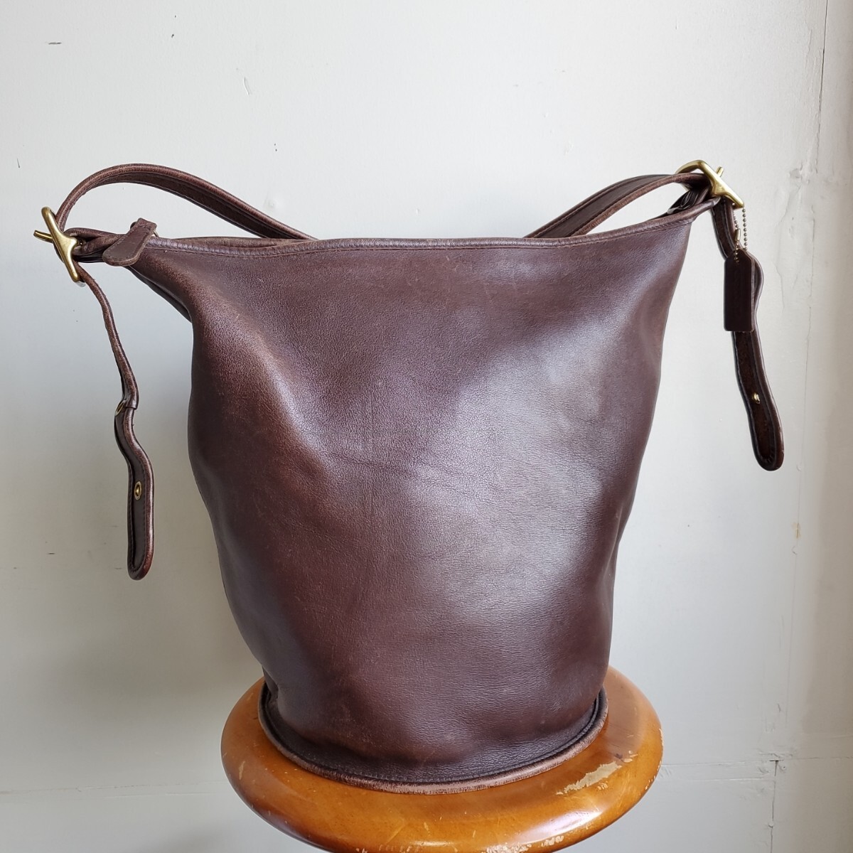 956 90s オールドコーチ OLD COACH バケツ型 大サイズ ショルダー