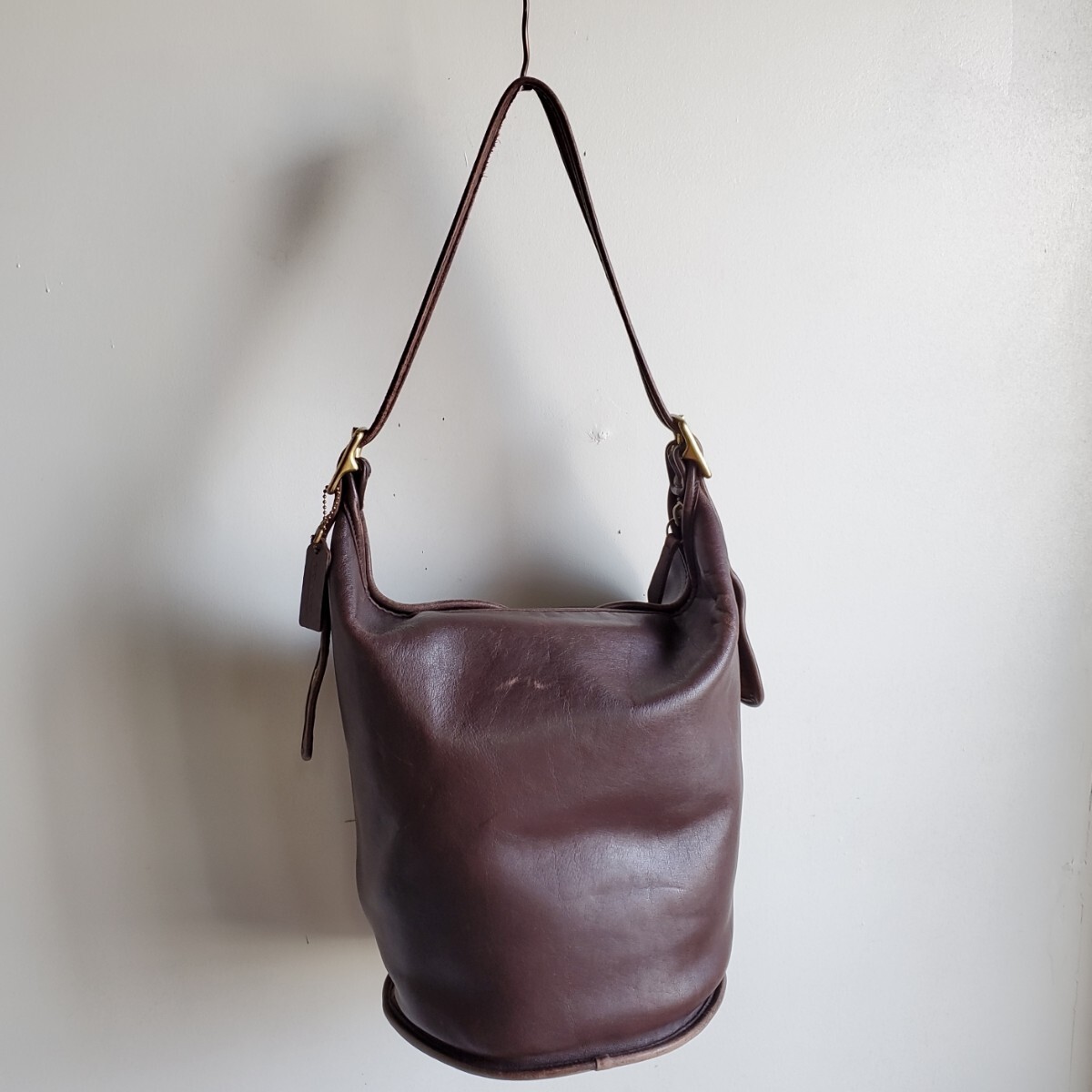 956 90s オールドコーチ OLD COACH バケツ型 大サイズ ショルダー