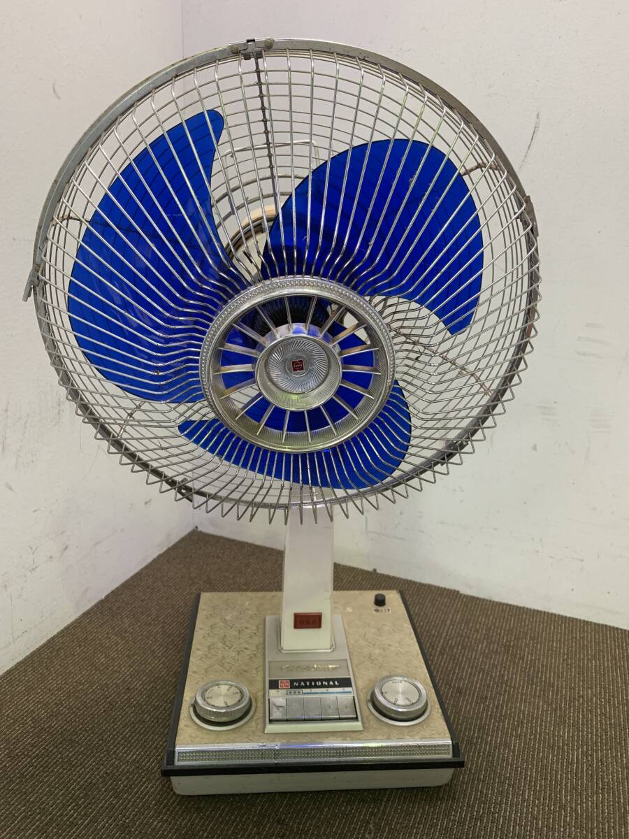 昭和 レトロ* National扇風機 F-35MA⁄3枚羽根35㎝動作確認済み