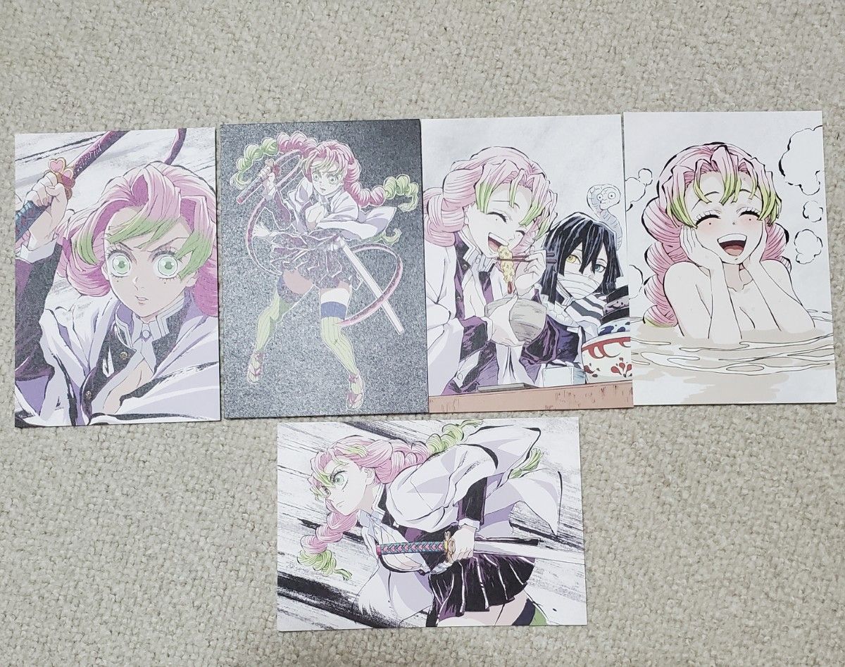 鬼滅の刃 全集中展 幕間画ポストカード 甘露寺蜜璃セット｜Yahoo
