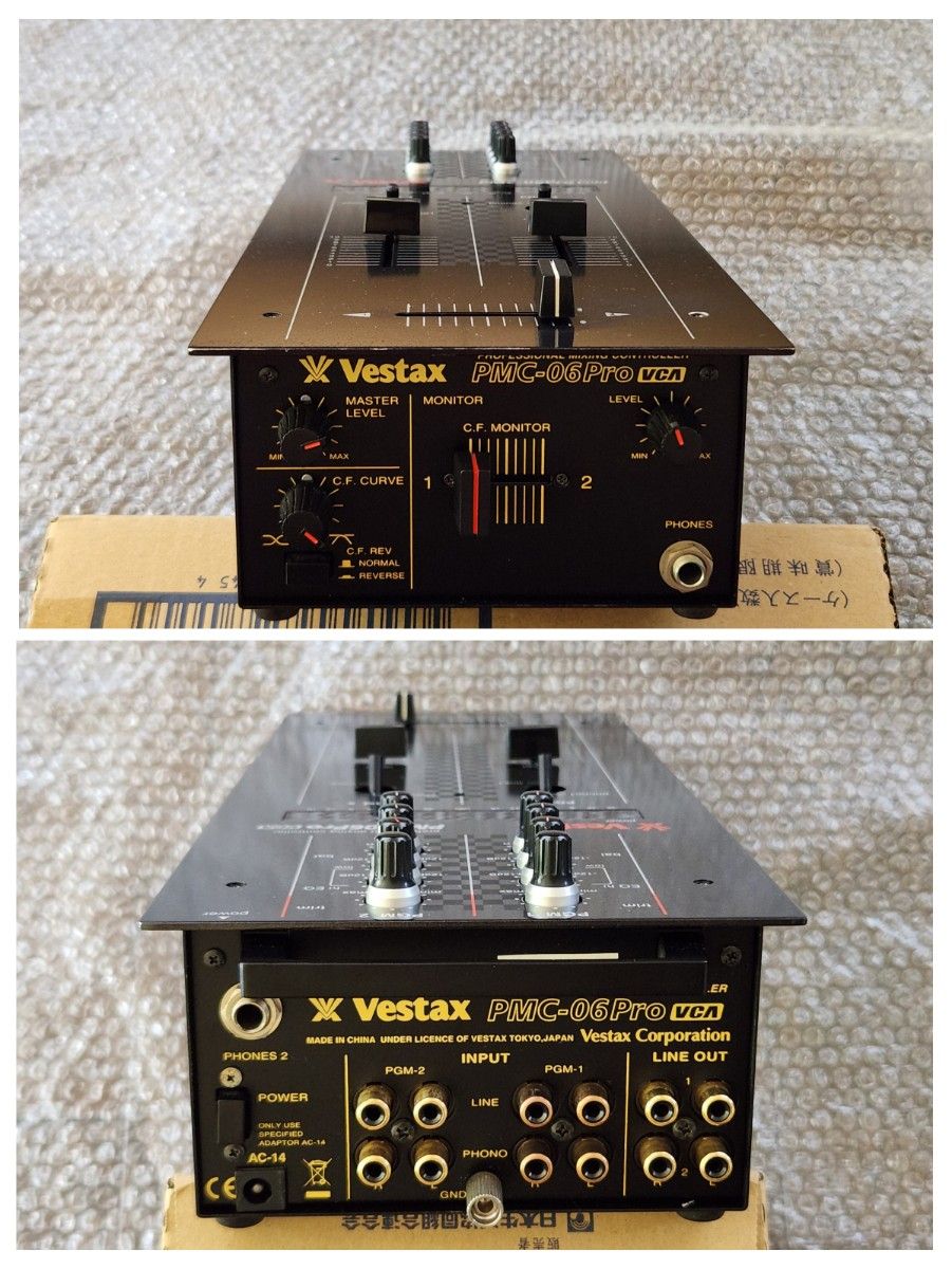 送料無料 Vestax PMC-06 pro vca 黒 純正アダプター付き｜Yahoo!フリマ
