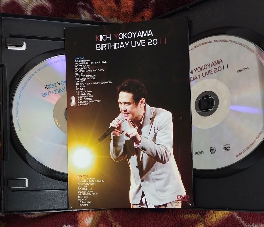 横山輝一】開封済2枚組DVD『BIRTHDAY LIVE2011』