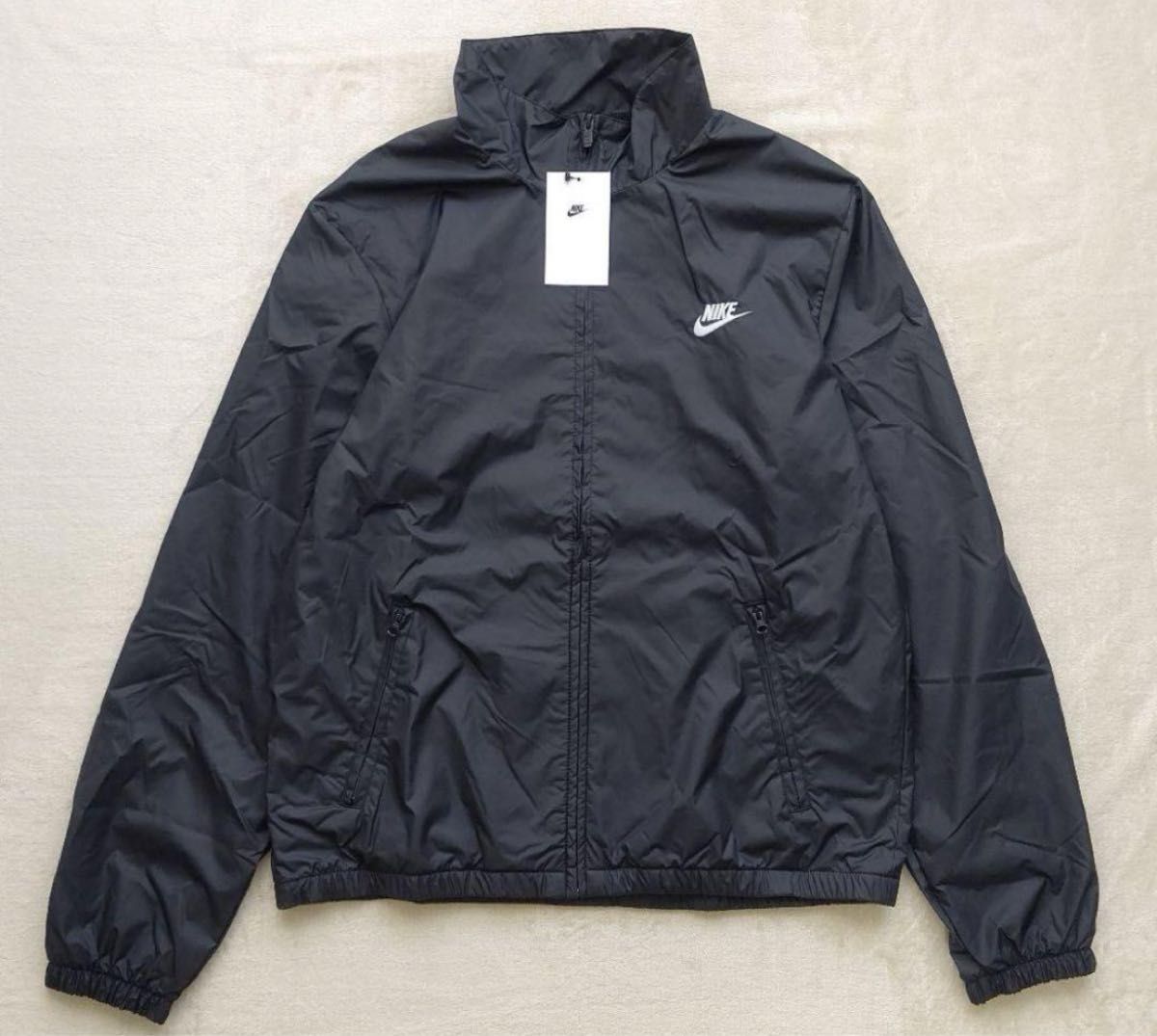 新品 ナイキ ビッグスウッシュ ウーブンジャケット レインボー刺繍ロゴ
