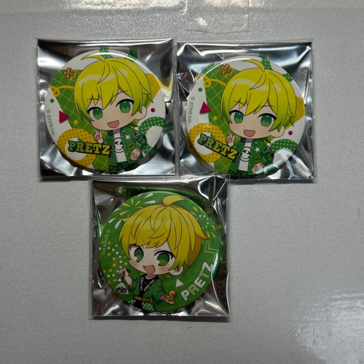 AMPTAKxCOLORS ぷりっつさん ぷりっつ 缶バッジ まとめ売り 虹Ver