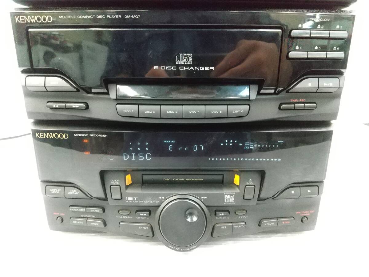KENWOOD DM-MG7 ミニディスク・CDプレーヤー KENWOOD DM-MG7 ミニ