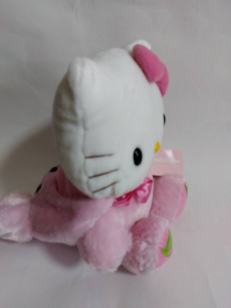 レア•タグ付き☆ハローキティ ウサギ さくらんぼ ドール ぬいぐるみ 激