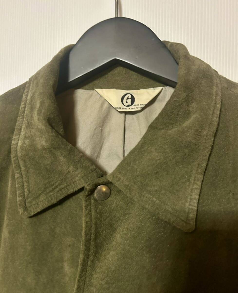 Yahoo!オークション - GOODENOUGH VINTAGE SUEDE COACH JACKET グッド