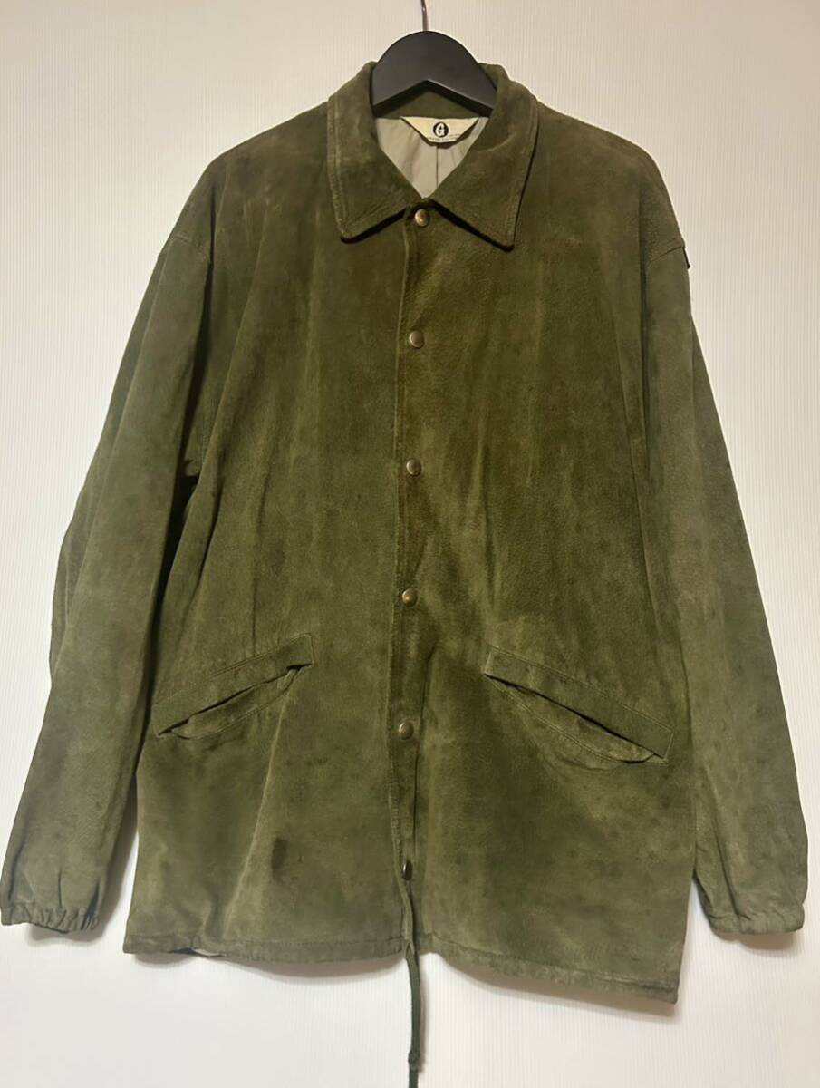 Yahoo!オークション - GOODENOUGH VINTAGE SUEDE COACH JACKET グッド