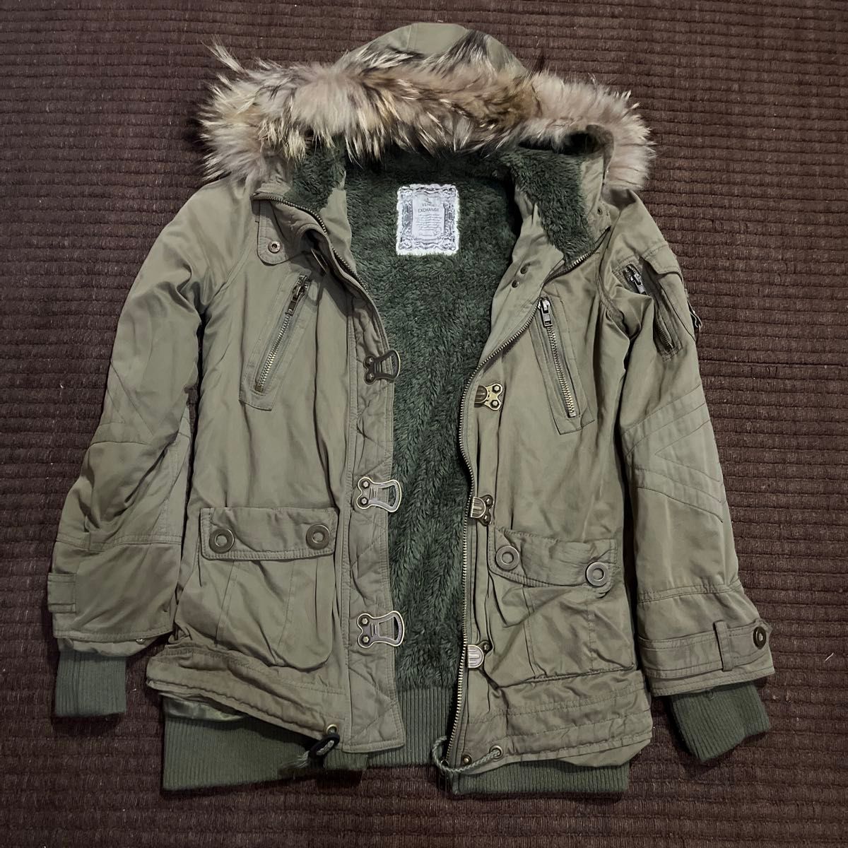 にゃんころ様専用】 ファーパーカー モッズコート ミリタリー ファー