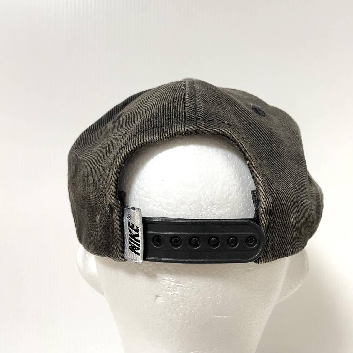90s ナイキ NIKE 6パネルキャップ ブラック 色褪せ F50306COH つば裏