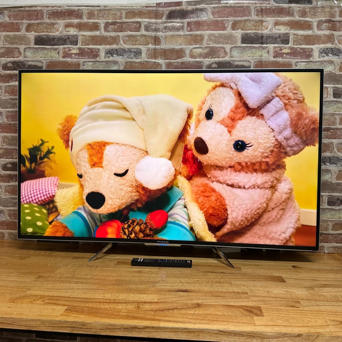 FUNAI 55インチ 4K 液晶テレビ HDD 500GB内蔵 FL-55UD4100 動画アプリ
