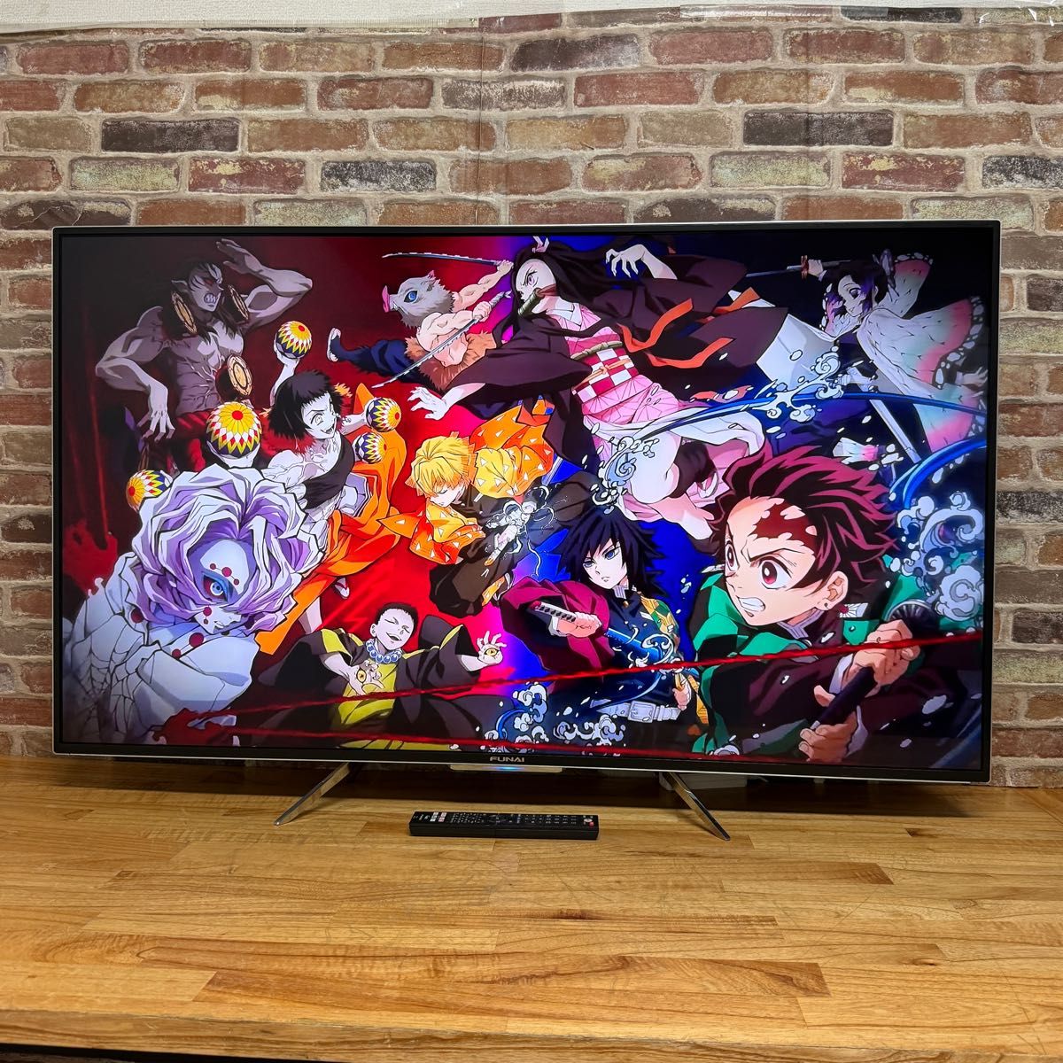 FUNAI 55インチ 4K 液晶テレビ HDD 500GB内蔵 FL-55UD4100 動画アプリ