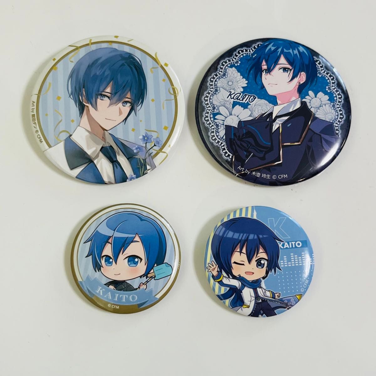 初音ミク くじ 缶バッジ KAITO ボカロ ボーカロイド ローソン プロセカ