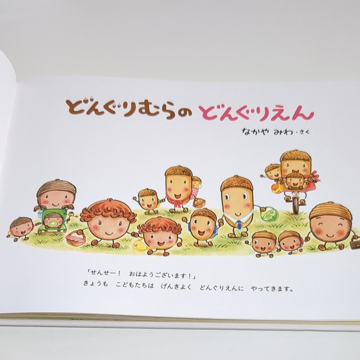 どんぐりむらのどんぐりえん なかやみわ／さく どんぐりむらの