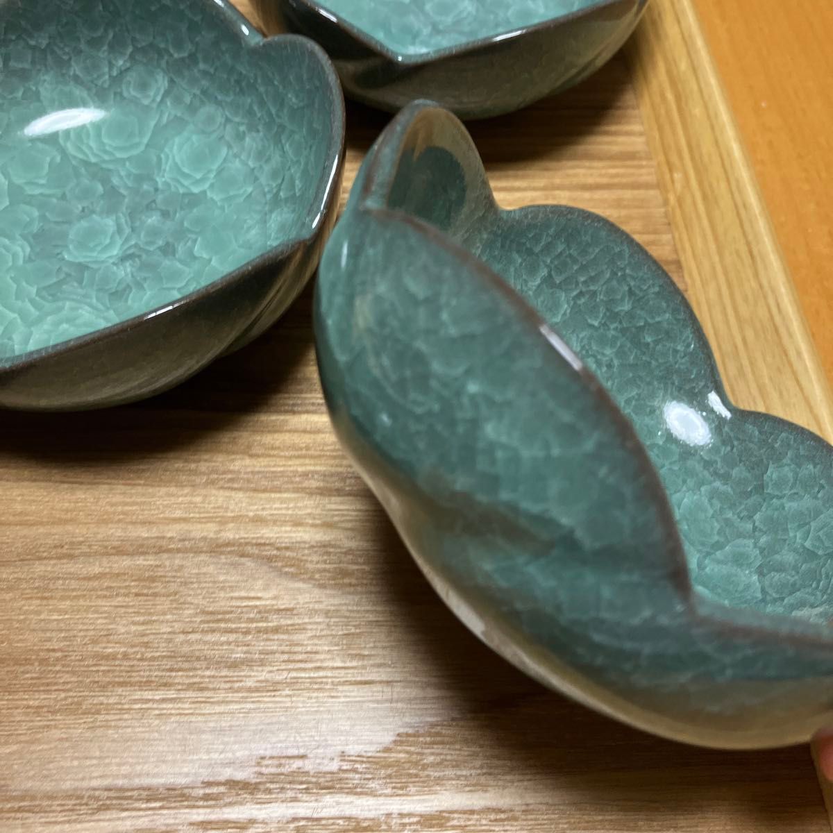 未使用】たち吉 橘吉 九重青磁 氷裂貫入 亀甲 小鉢 5P｜Yahoo!フリマ