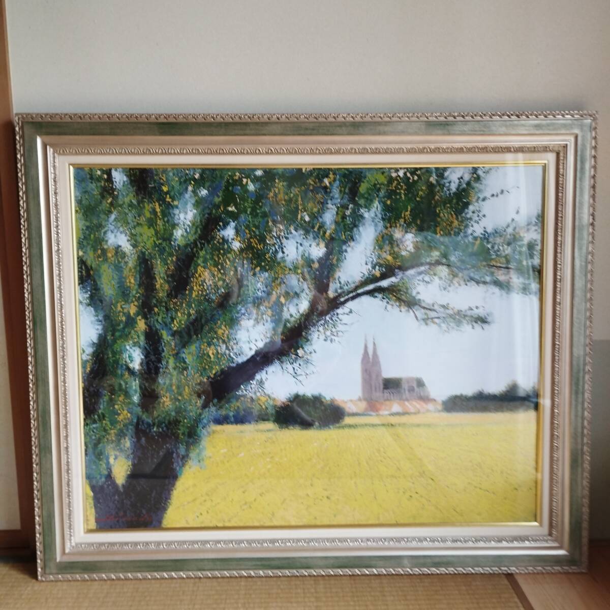 Yahoo!オークション - [真作] 島田三郎/題名「7月のシャルトル」/大作