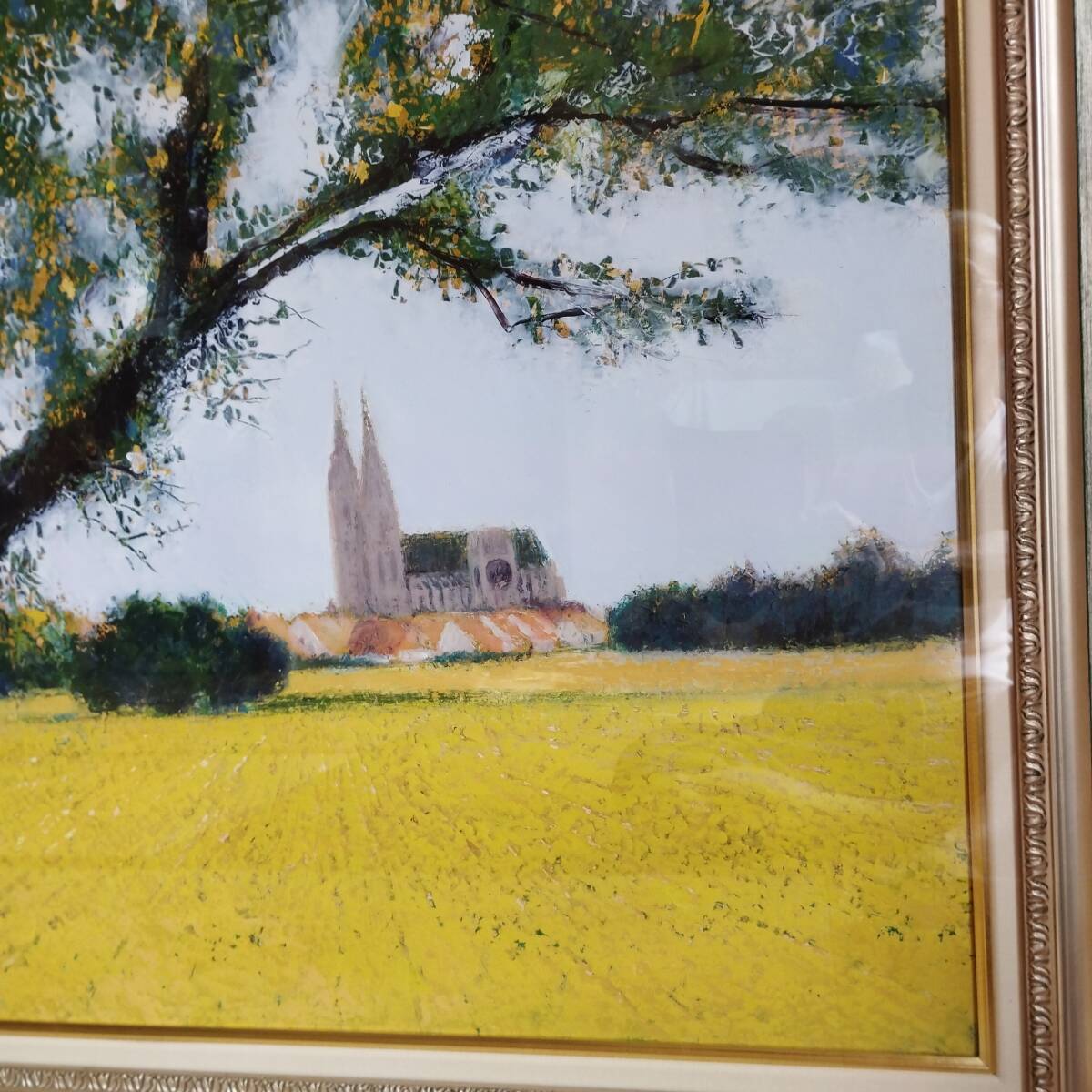 Yahoo!オークション - [真作] 島田三郎/題名「7月のシャルトル」/大作