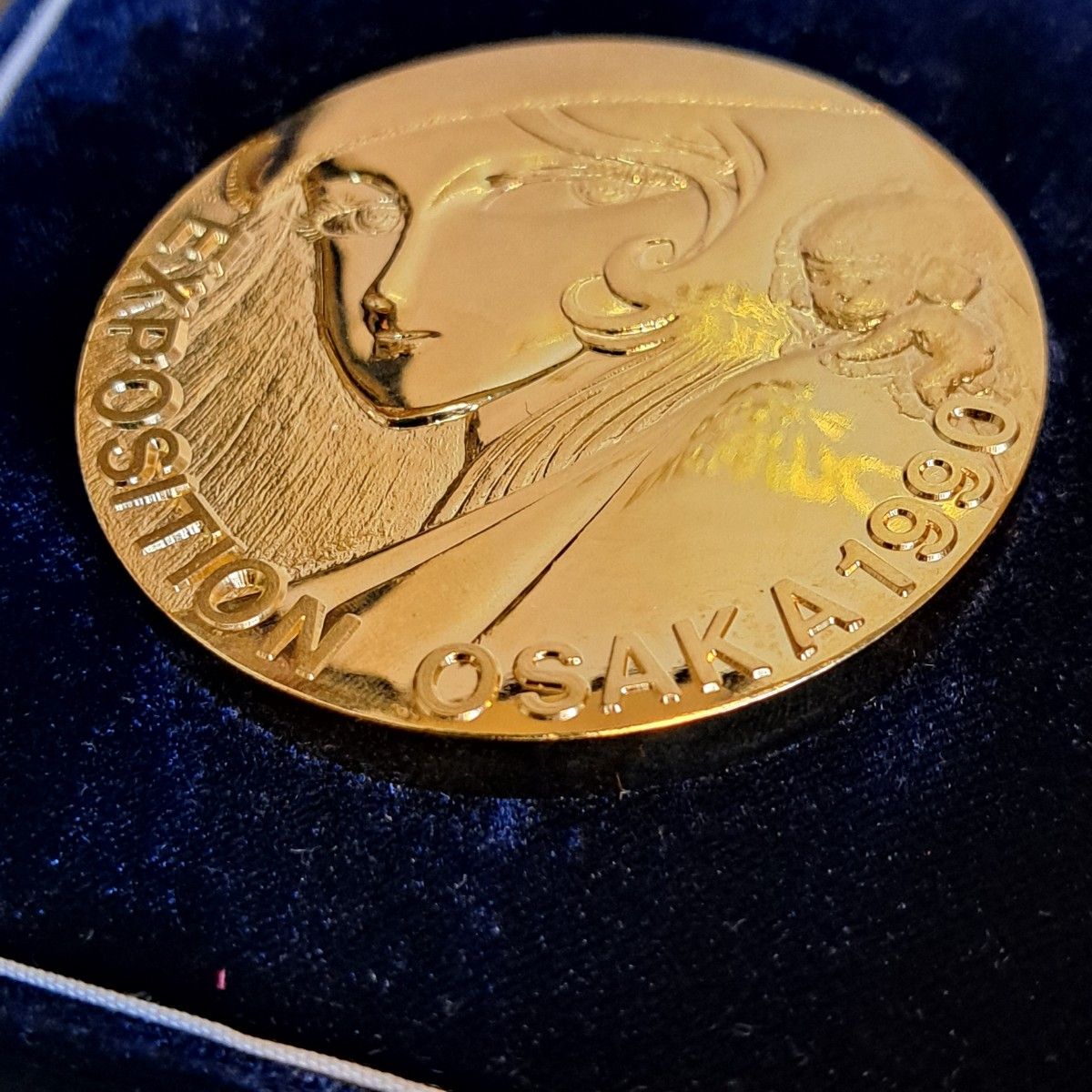 EXPOSITION OSAKA1990 銀河鉄道777 メーテルモチーフメダル 記念メダル