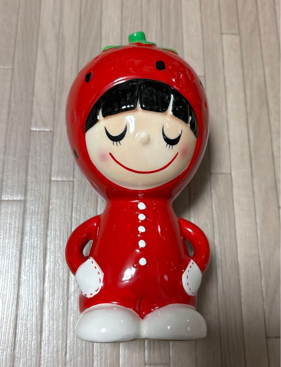 内藤ルネ 貯金箱 傘を持った女の子 JANE 内藤ルネ 貯金箱 傘を持った