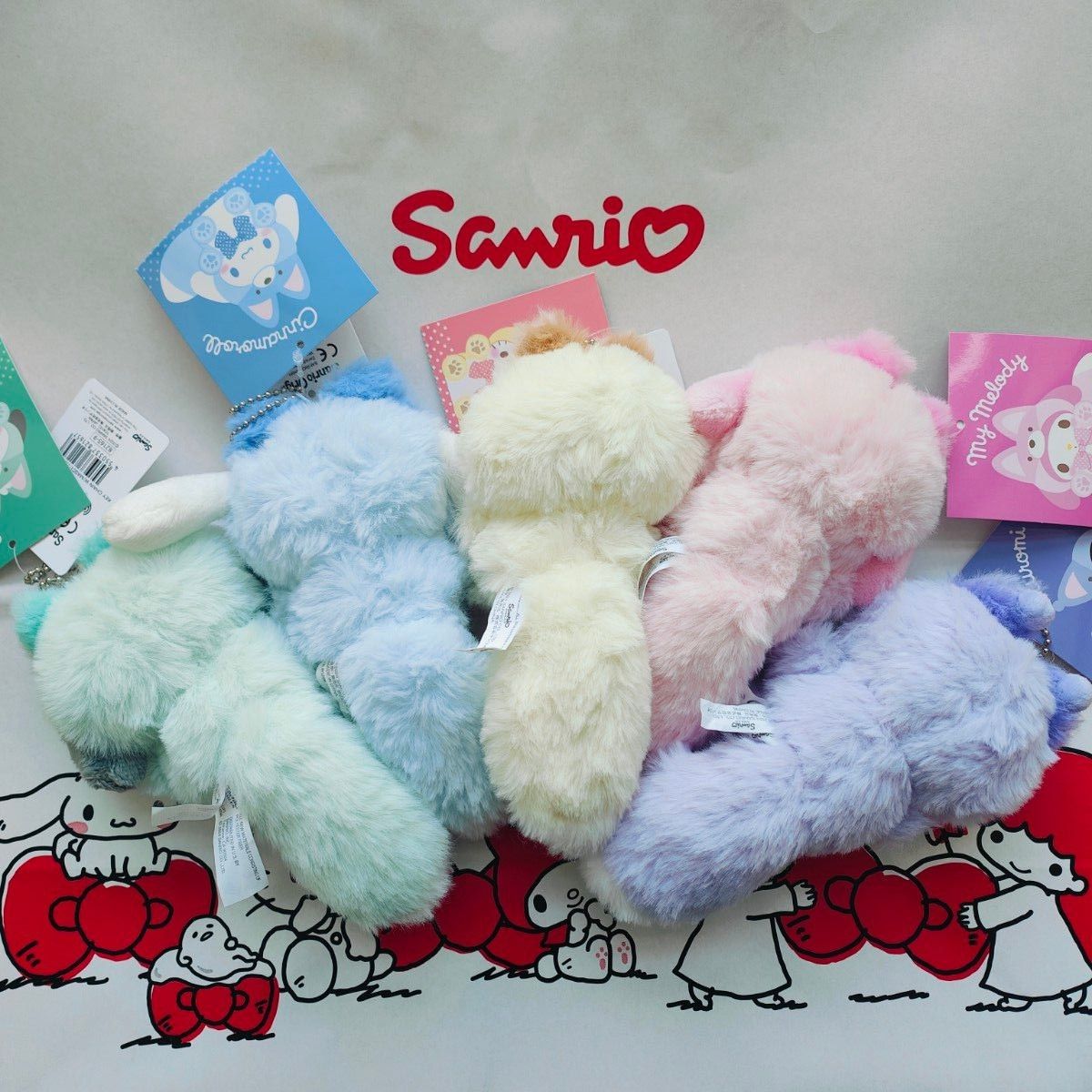 北海道限定 キティ マスコット マイメロディ マスコット キツネ 2点