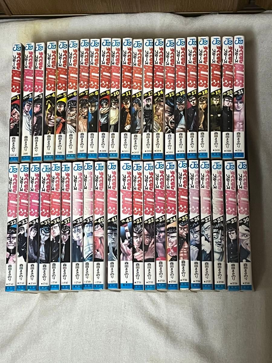 ろくでなしBLUES 全巻セット 全42巻 初版あり 森田まさのり 不良漫画