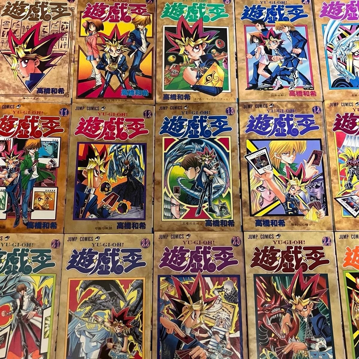 絶版 初期】遊戯王 1〜38 全巻セット 抜けなし 高橋和希 人気 完結