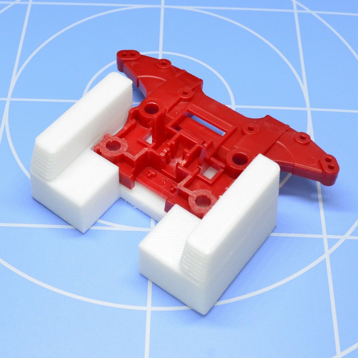 ミニ四駆 MSフレキ加工用治具ツール フロント・リアシャーシ用 ミニ四