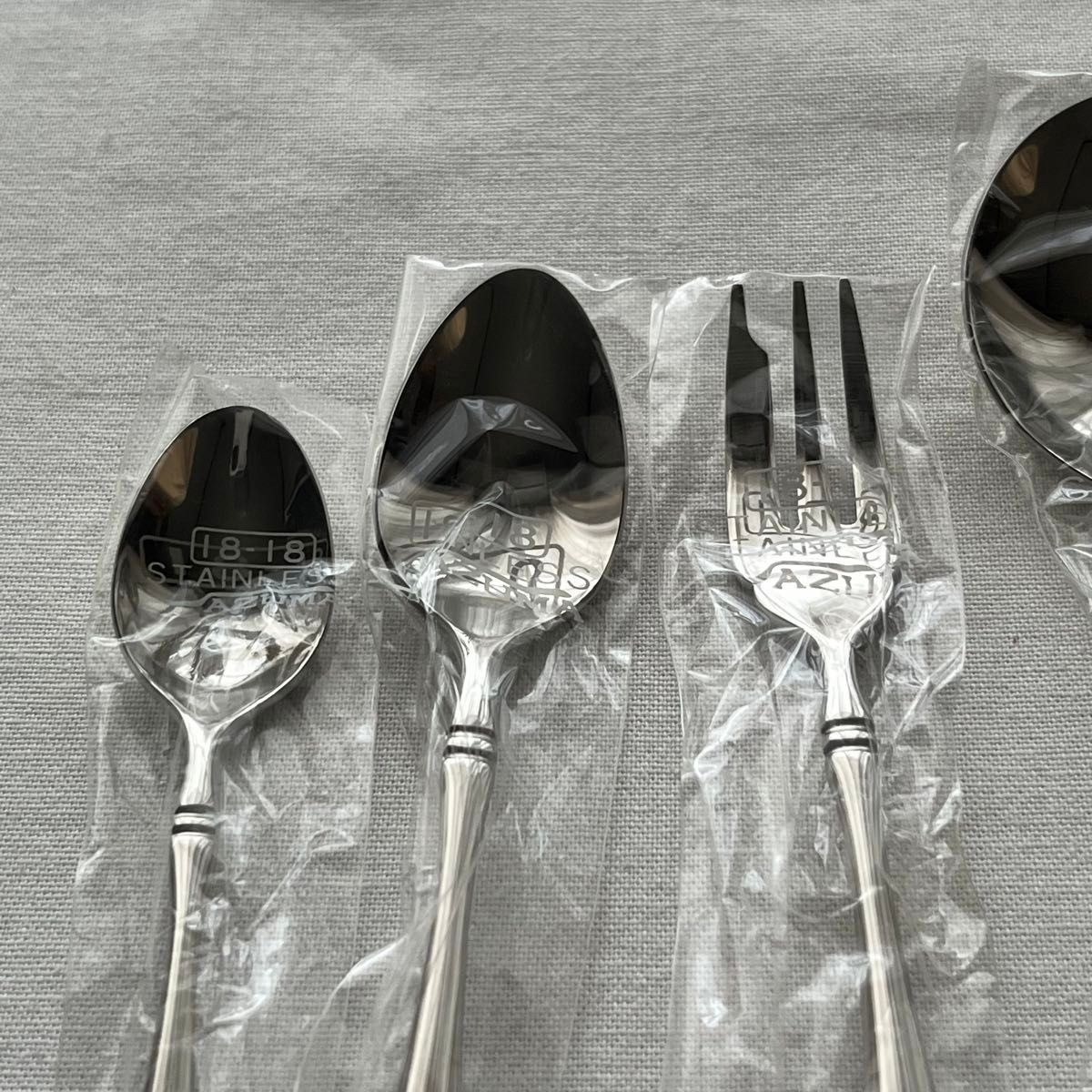 未使用品 アズマ インペリアル 18-18 ディナーカトラリーセット 38本
