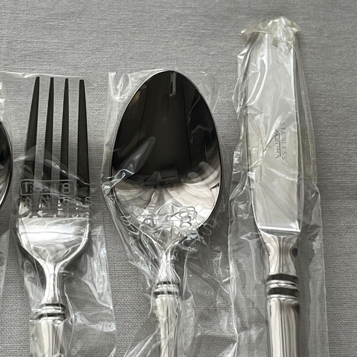 未使用品 アズマ インペリアル 18-18 ディナーカトラリーセット 38本