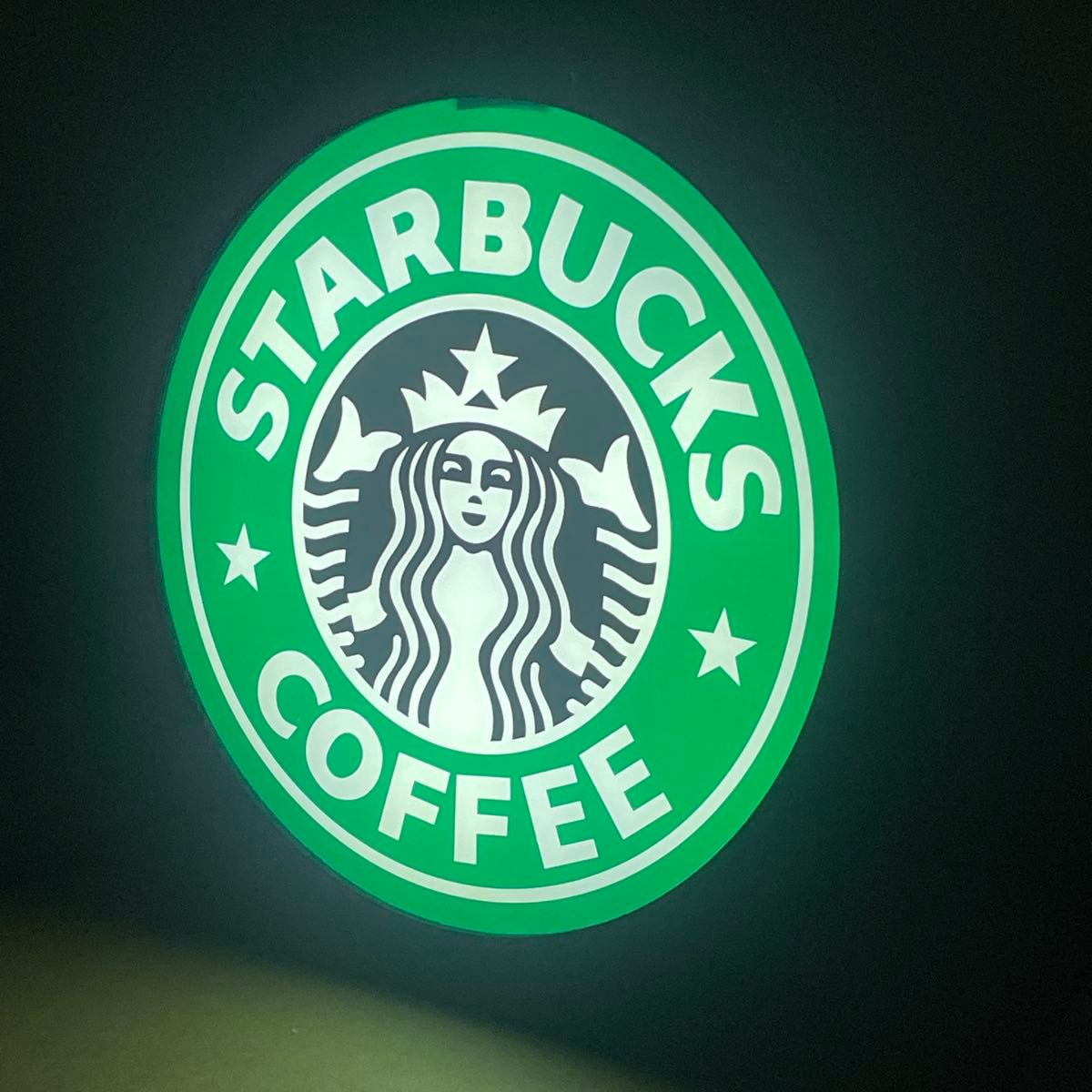スターバックス 旧ロゴ看板ライトレプリカ 新品未使用 Starbucks