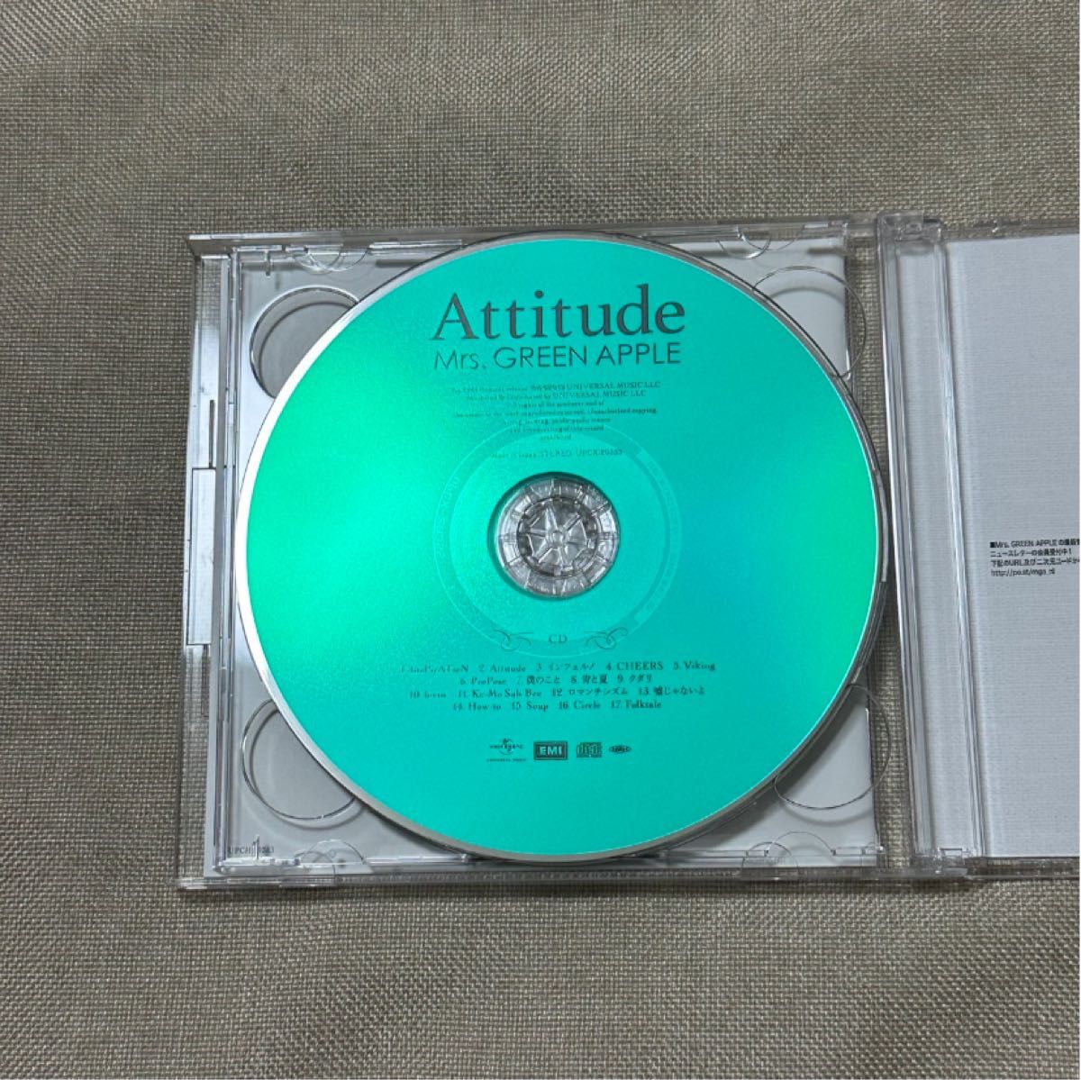 Mrs GREEN APPLE attitude DVD＋CD 【初回限定版】｜Yahoo!フリマ（旧