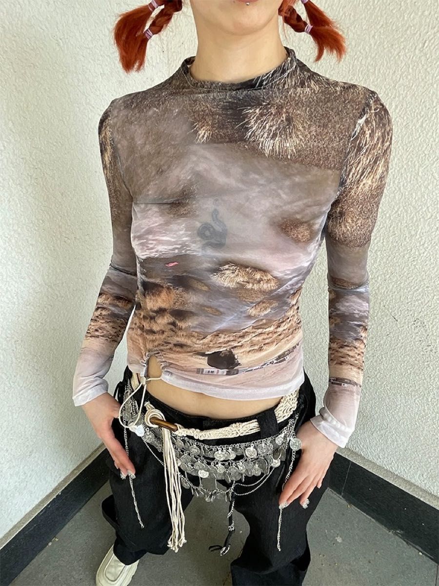 Ttsunami パワーネット セカンドスキン カットソー トップス 即日発送