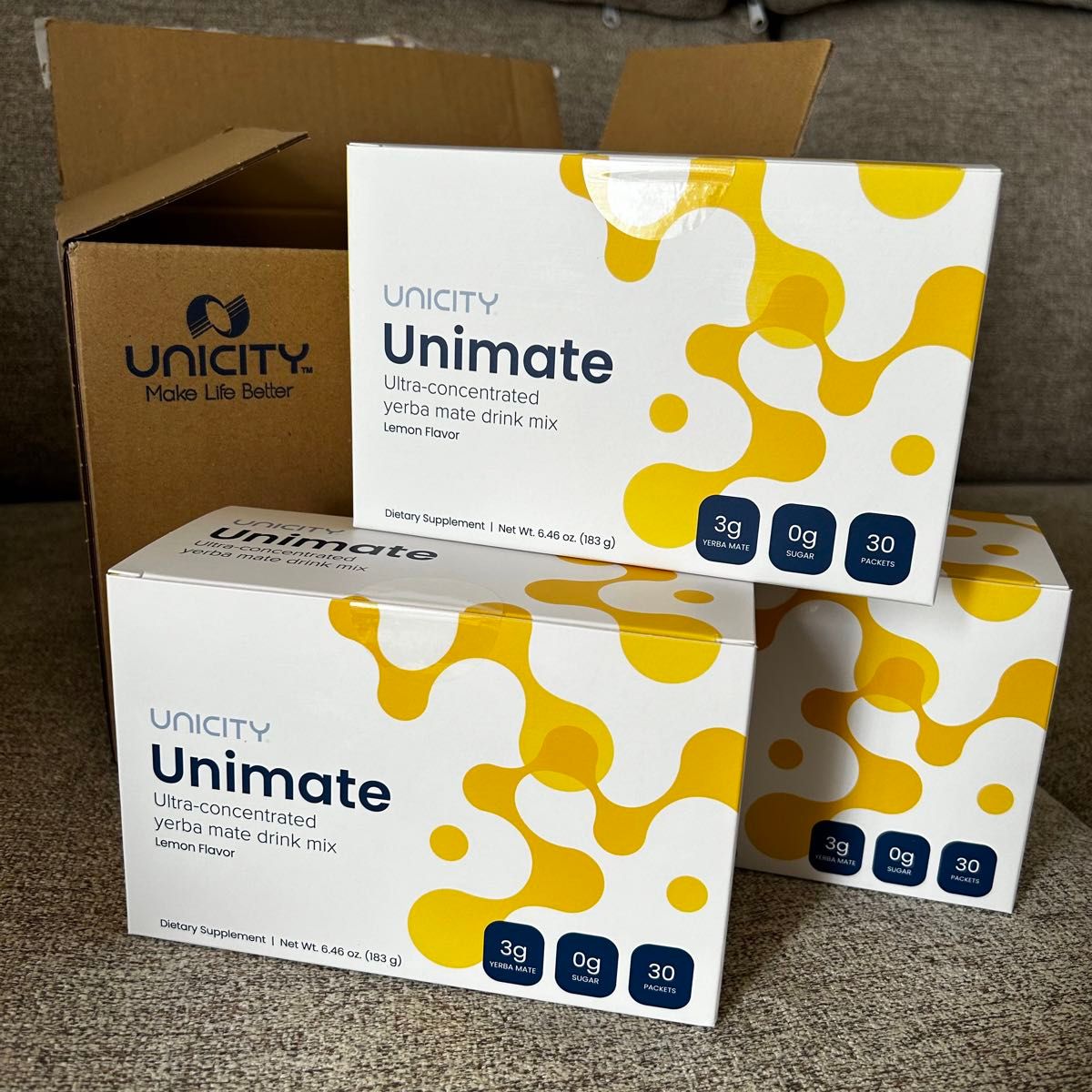 ユニシティ Unimate レモン味 30包5箱 【公式通販】