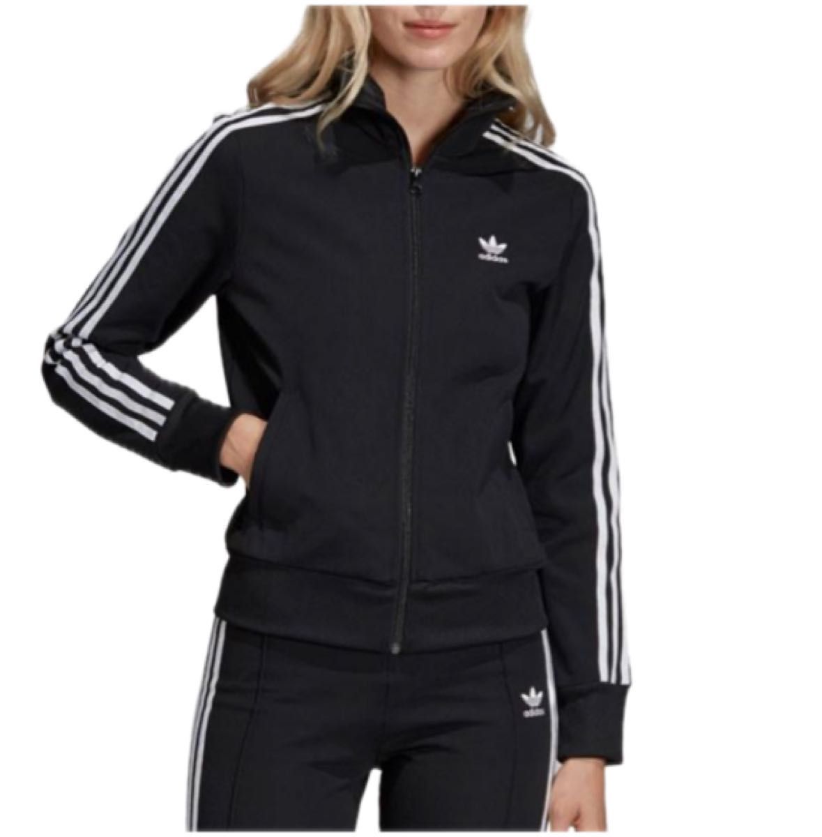 adidas アディダス レディース ジャージ上下 セットアップ スリー