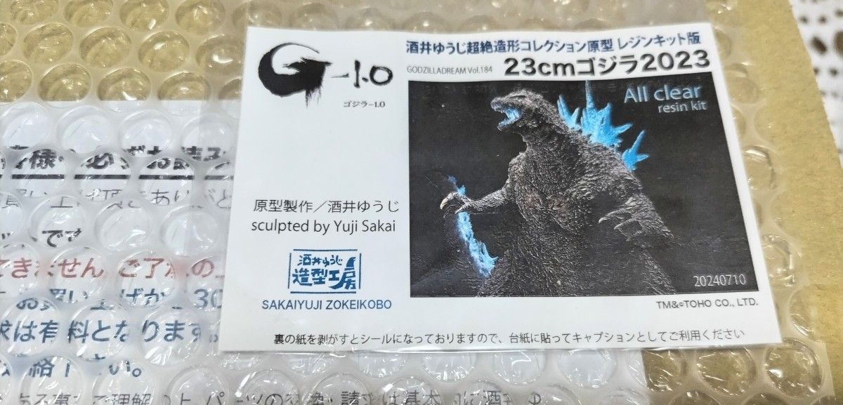 酒井ゆうじ G-1.0オール クリアーレジンキット 23センチ 2023 酒井