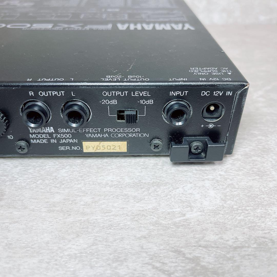 希少 YAMAHA FX500 ヤマハ マルチエフェクター｜Yahoo!フリマ（旧