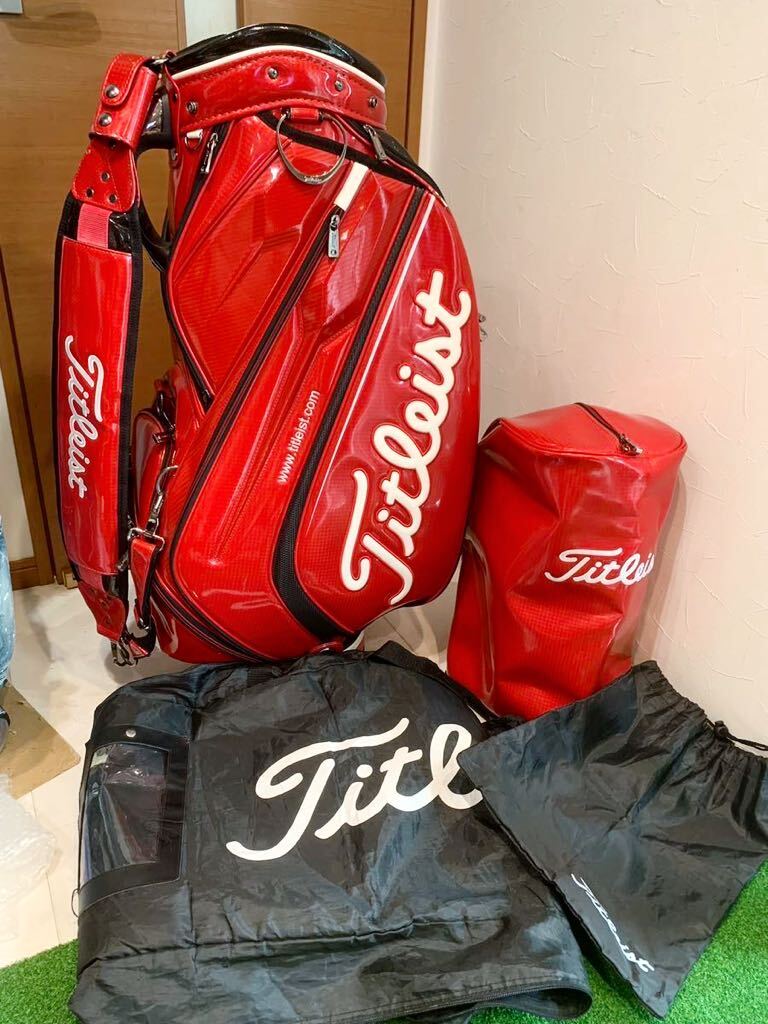 送料無料 希少/完売 タイトリスト 3点式 ツアー キャディバッグ