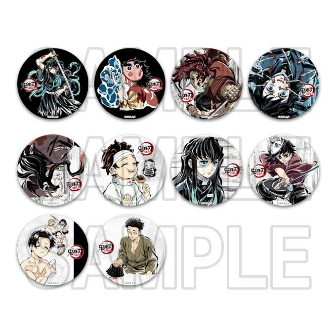 鬼滅の刃 全集中展 幕間画 アイキャッチ 肆 冨岡義勇 缶バッジ 鬼滅の