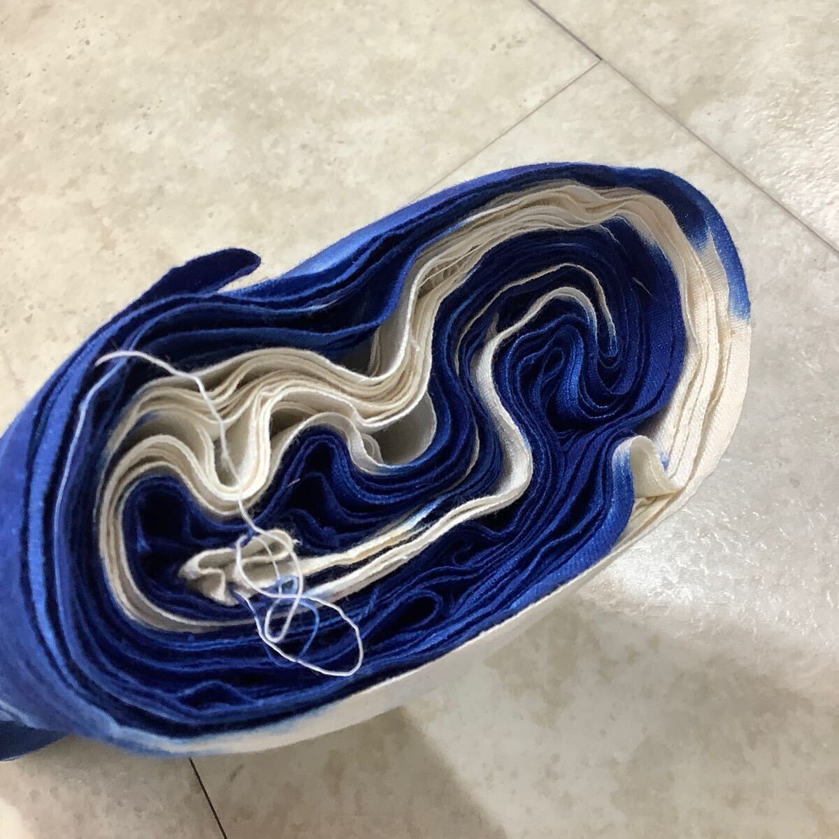 古布前掛け専門屋 貴重品 昭和 有松絞り 雪花絞り おしめ 木綿 約