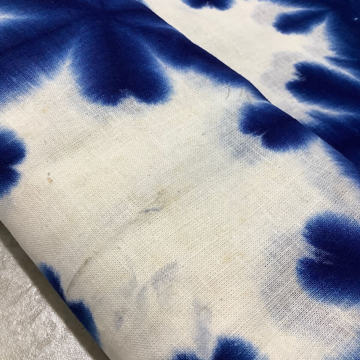 古布前掛け専門屋 貴重品 昭和 有松絞り 雪花絞り おしめ 木綿 約