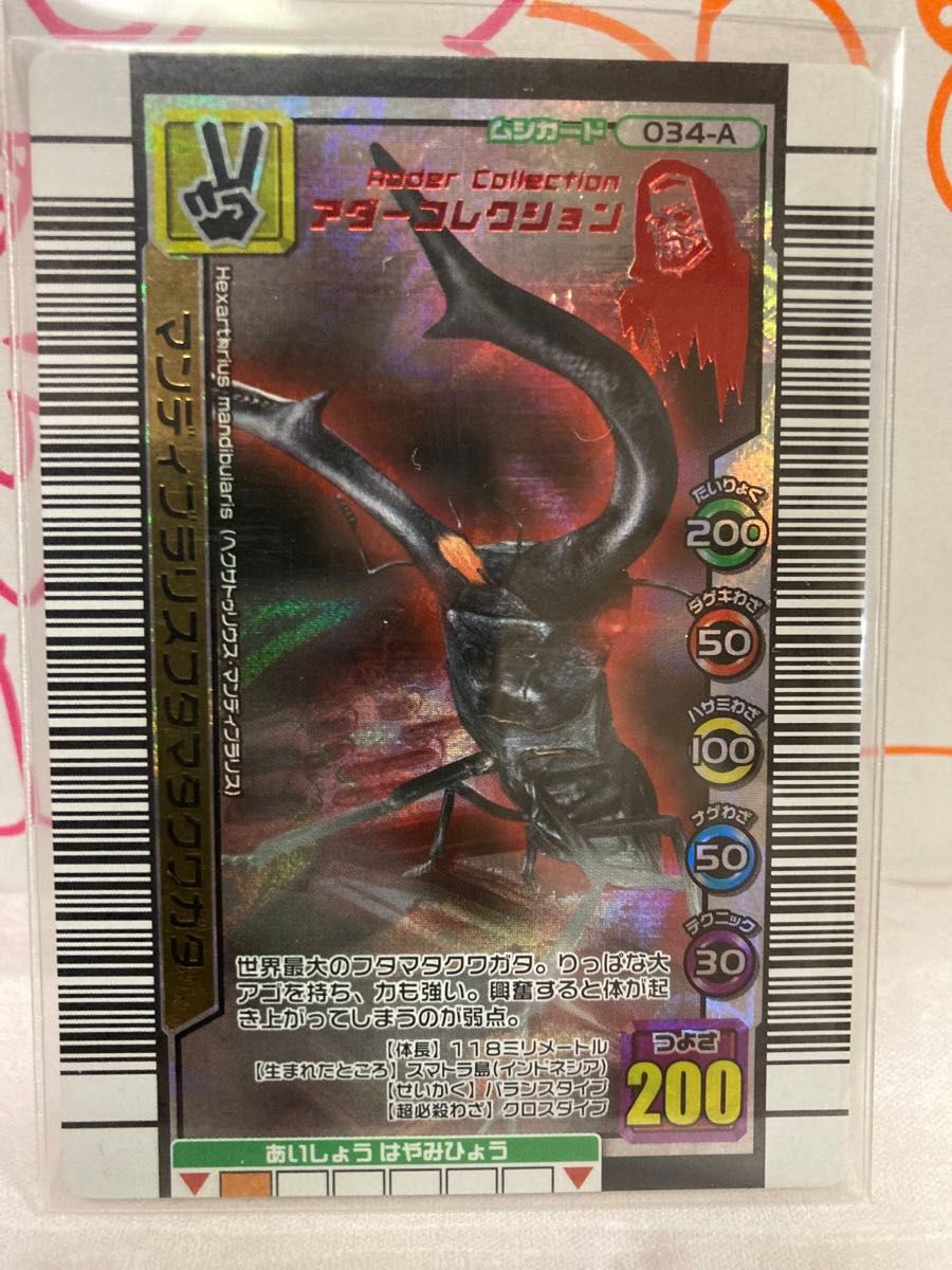 PSA10 ムシキング アダー完結編 マンディブラリスフタマタ