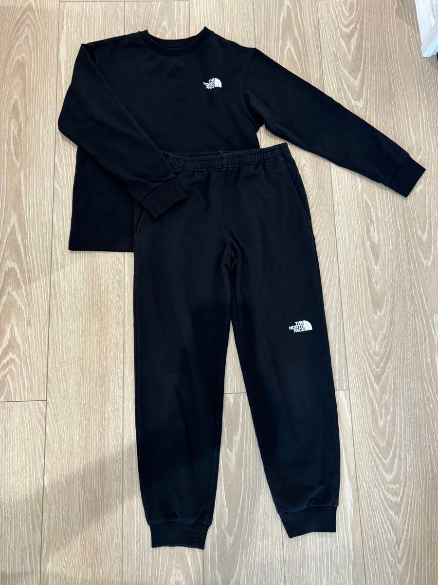 THE NORTH FACE スウェットセットアップ 上下 140 ブラック ノース