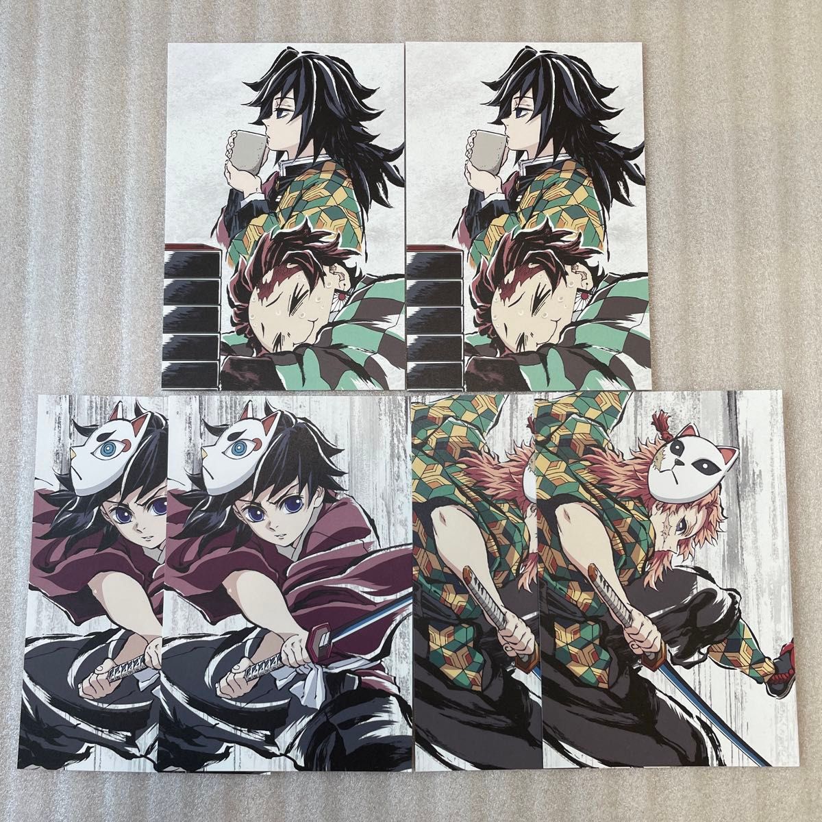 全集中展 鬼滅の刃 幕間画ポストカード 冨岡義勇 錆兎 6枚｜Yahoo