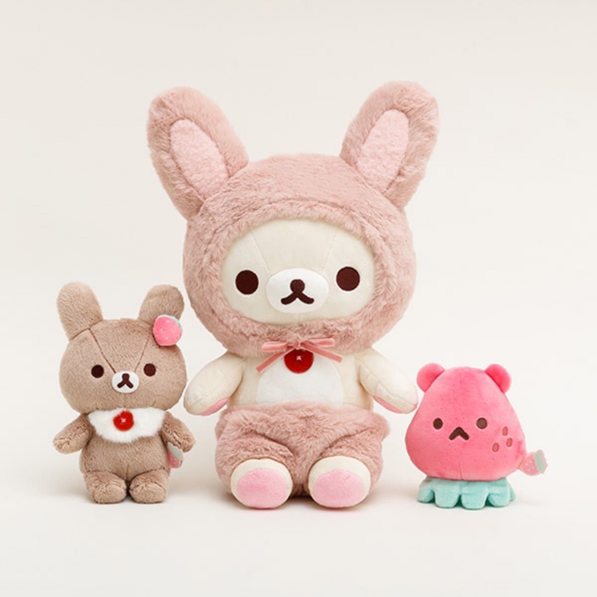 コリラックマのいちごないちにち スペシャルぬいぐるみ 3点セット