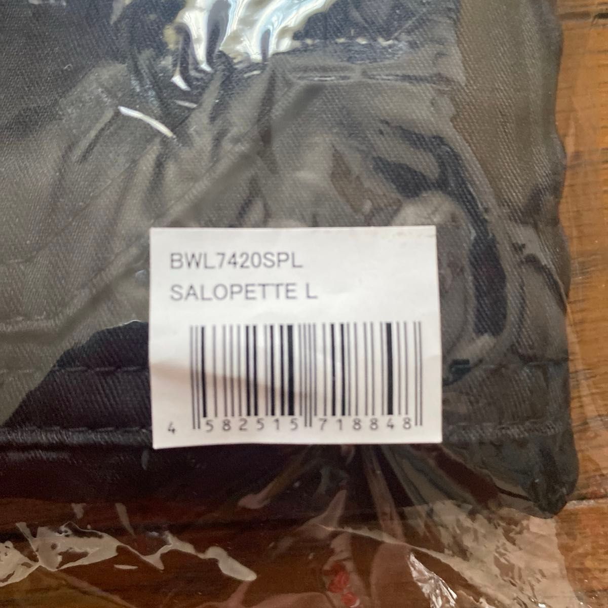 snap-on スナップオン サロペット ヘリンボーン 前胸/後ロゴ刺繍