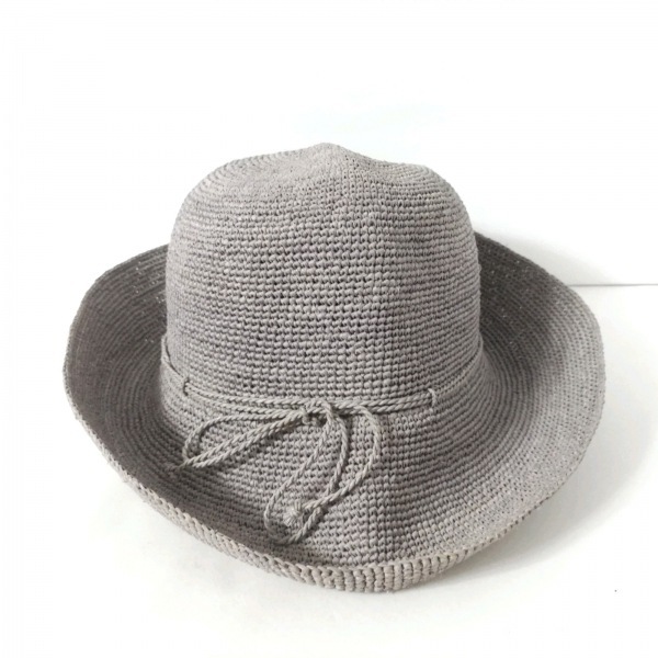 ヘレンカミンスキー HELEN KAMINSKI ハット - ラフィア グレー 帽子
