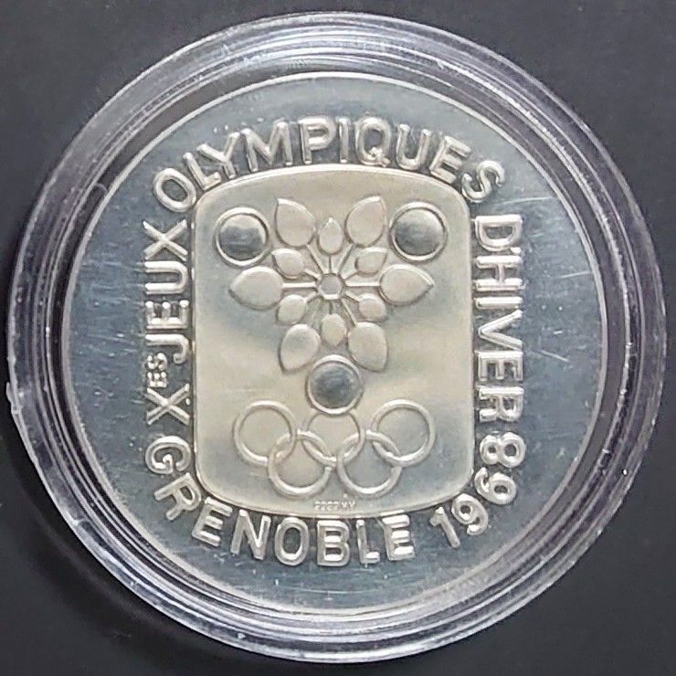 1985年 スイス銀貨 現代射撃祭 アウトドルフ50F＋1968年 フランス