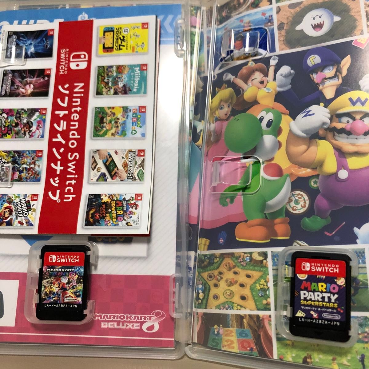 マリオカート8デラックスと マリオパーティ スーパースターズの2本
