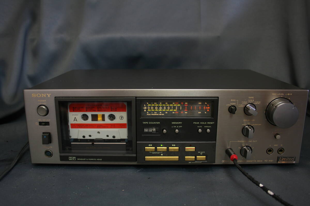 SONY カセットデッキTC-K61ーLimited修理品動作OK｜Yahoo!フリマ（旧